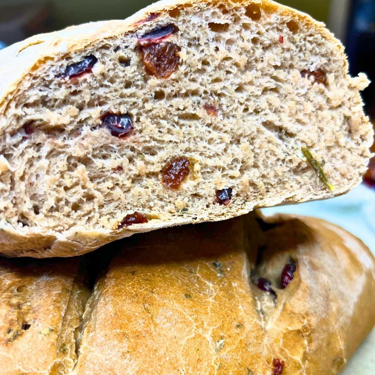 From-Scratch Herb Stuffing Bread for crockpot stuffing