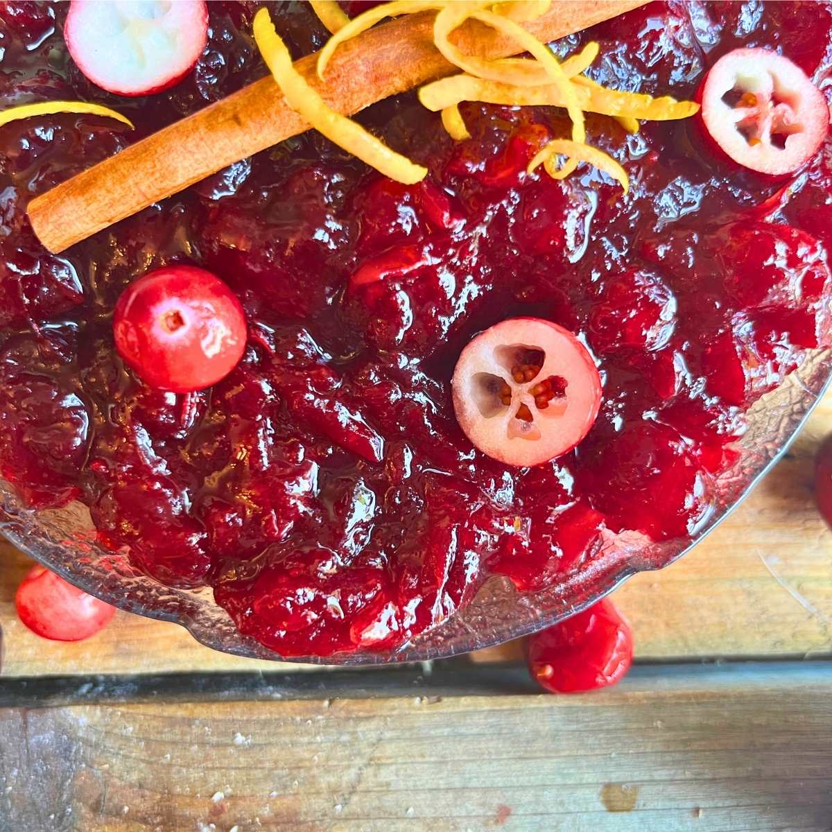 Ruby Red Easy Homemade Cranberry Sauce