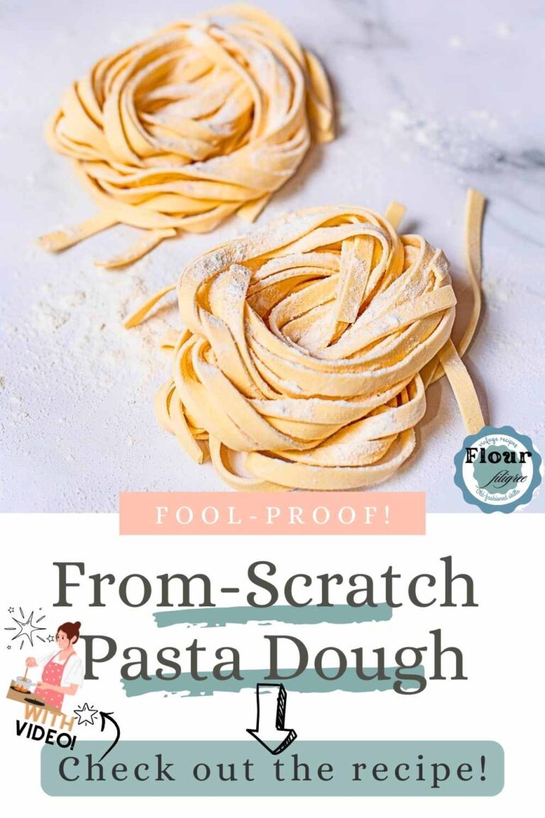 Picture of Homemade Egg Pasta dough (Without a machine!) - Flour and Filigree