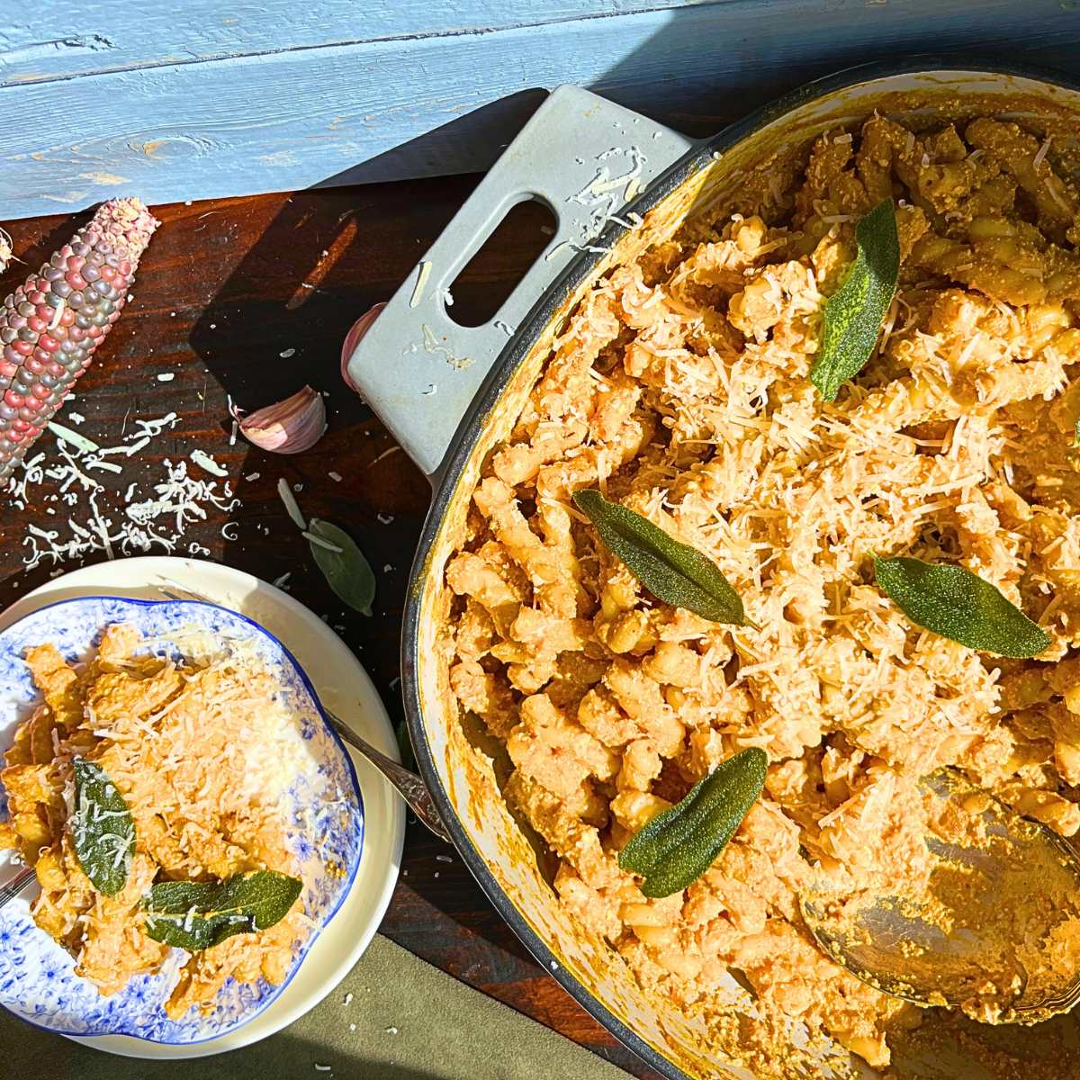 Easy Creamy Pumpkin and Sage Pasta