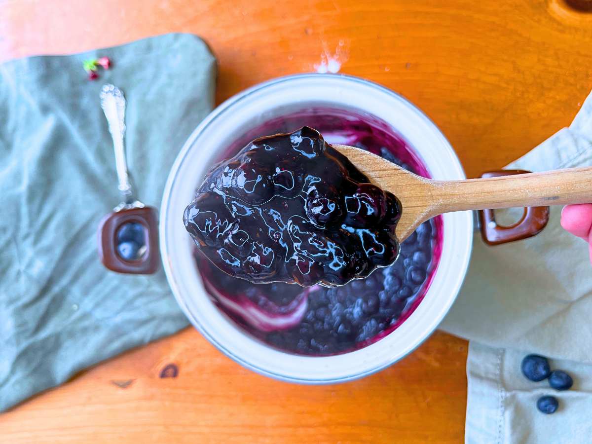 Quick and Easy Thick Blueberry Sauce