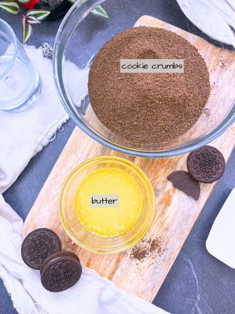 A table full of labeled ingredients.