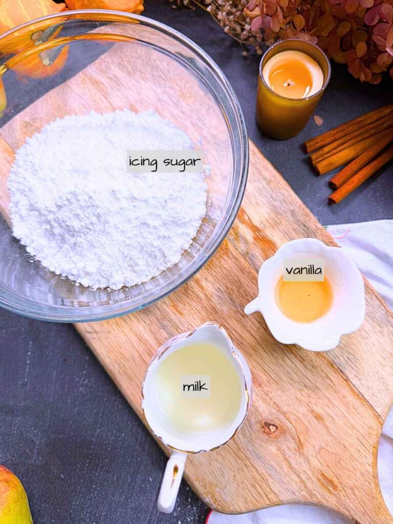 A collection of labeled ingredients.
